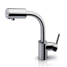 Rubinetto elettronico Dmp Oceanus fotocellula miscelatore a pile canna 195 mm