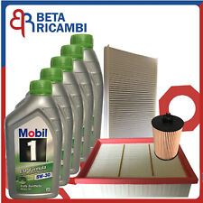 Kit Tagliando Mercedes Classe A W169 e B W245 Benzina 3 Filtri 5 Olio Mobil 1  