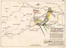 1918 WW1 Mappa Militare -La