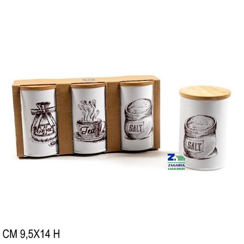 Set barattoli cucina in - set, 3