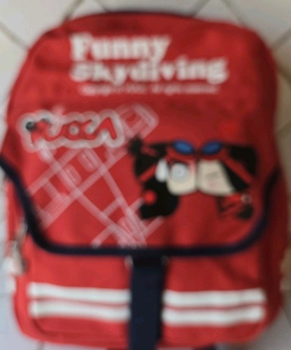 Zaino asilo pucca - pucca, rosso