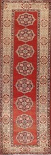 Geometric Red Tribal Runner