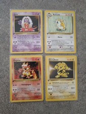 Lotto 4 Carte Pokémon Set Base Prima Edizione ITA – Jynx, Raticate, Magmar,...