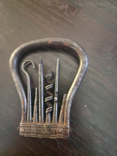 Rare antique corkscrew bow - rare, 6x