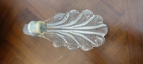 Foglia vetro murano - di,