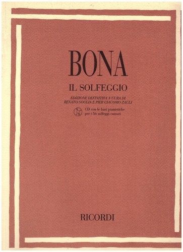 Bona solfeggio edizione - bona,