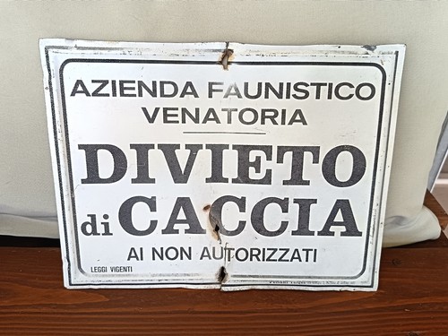 Cartello divieto caccia - di,