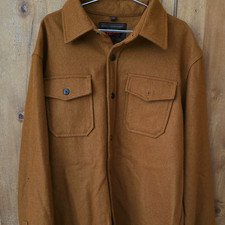 Schott Men's Brown Button