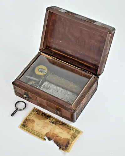 Antique wooden cased airs - cased, 2