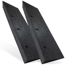 2 rampe per auto in gomma nere