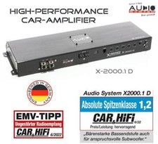 Audio System X-2000.1 D