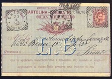 STORIA POSTALE-CARTOLINA