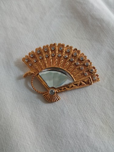 Spilla ventaglio swarovski