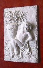 BASSORILIEVO IN GESSO BIANCO