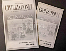 Manuali istruzioni cartaceo Civilization 2 Scenari PC 1996 Videogame PC Ing/Ita
