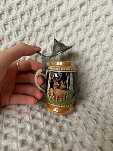 Vintage miniature deer stag - vintage,