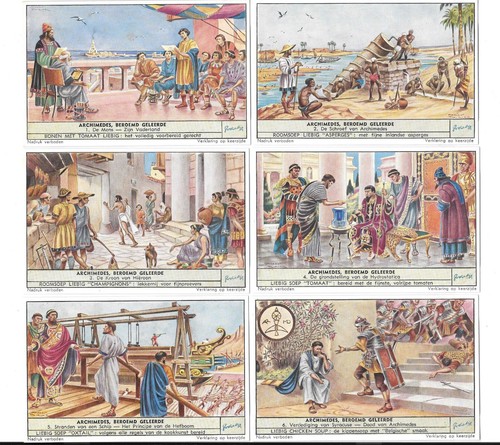 Liebig trade cards - trade, archimede
