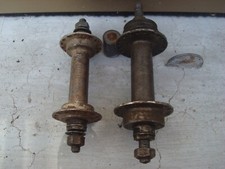 Coppia mozzi biciclette GANNA, anni 20, 40/32, nichelati, rari