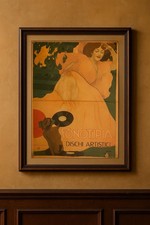 Manifesto Fonotipia Dudovich Edizione 1970 Poster Storico 65 X 46