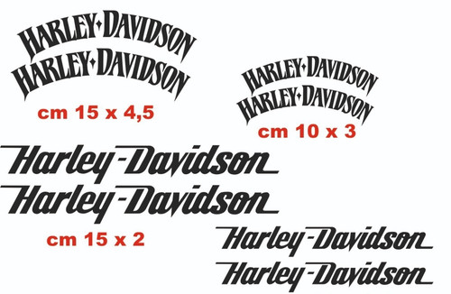 Adesivi harley davidson vinile - adesivi,
