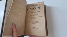 Libro Antico Dizionario Dei