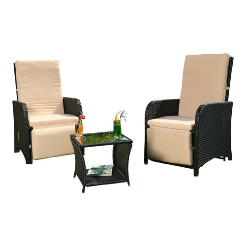 Set giardino polyrattan - in,