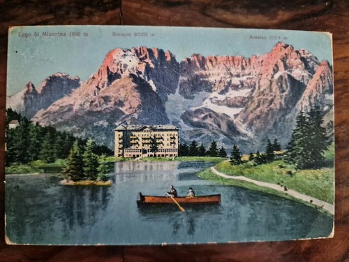 Cartolina lago misurina ed - di,