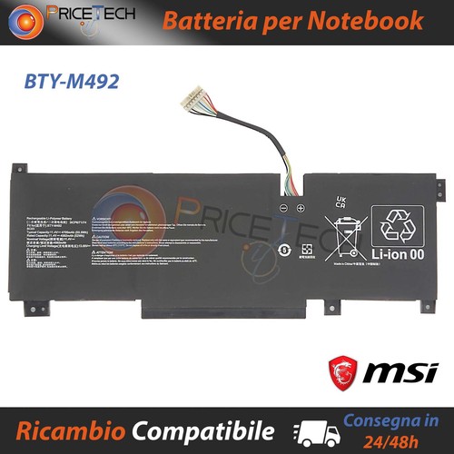 Batteria compatibile msi - batteria,