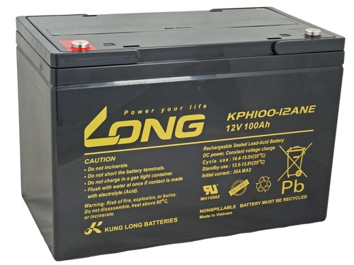 Batteria agm gel piombo lunga - batteria,