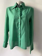 Camicia Verde Vintage Anni ‘70 Maniche Lunghe IT 46
