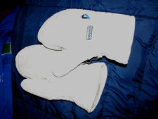 Vintage Reusch guanti sci winter ski  gloves  padded genuine leather '70s