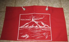 Borsa/Valigia/Pochette/Zaino/Sacca " UNISEX MARE BARCA " Sicilia/Etna/Tela Olona