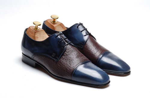 Scarpe derby moreschi marrone - scarpe,