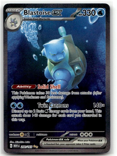 Blastoise 200 165 - blastoise, 200/165
