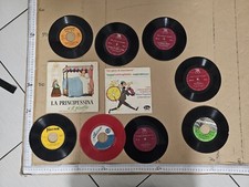 Dischi Musica Vinile Vintage Cartoni Animati E 2 Copertine Zecchino D' Oro 