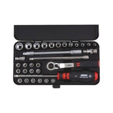 Chiavi a Bussola 1/4 Professionali a Cricchetto Set 32pz - WÜRTH 096501432