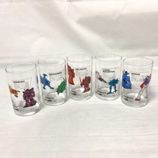 Set di 5 bicchieri in vetro