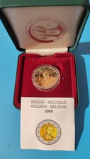 2 euro Belgio 2009 proof fondo specchio pp be Braille in cofanetto ufficiale