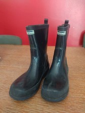 Stivali stivaletti pioggia in gomma blu Taglia 33 
