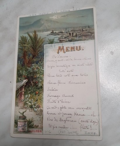 Antico menù liebig - menÙ,