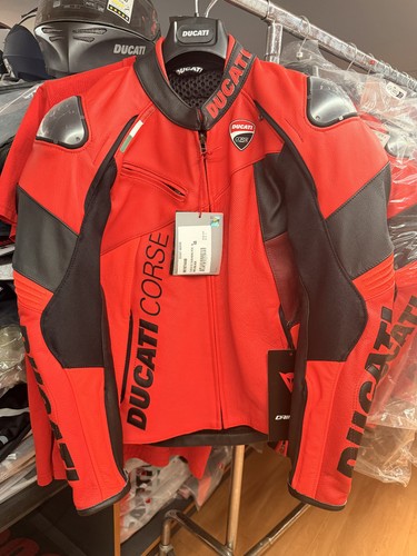 Giacca moto pelle - in, ducati