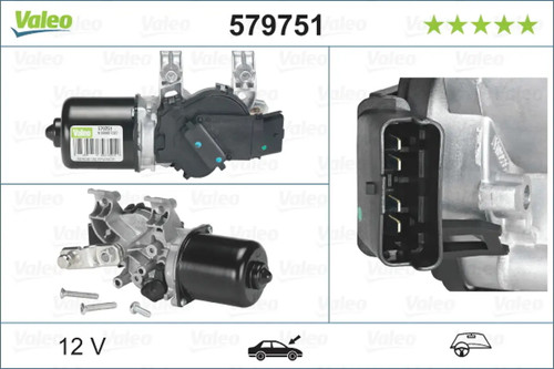 Motore tergicristallo valeo - motore,