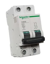 Schneider 24076 interruttore magnetotermico  2p 10a 6k b 2mod c60