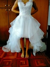 abito da sposa Fabio Gritti nuovo tulle e applicazioni fiori