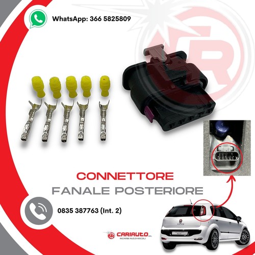 Connettore pin ovale - connettore, 5