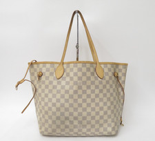 Autentica borsa a tracolla Louis Vuitton Damier Azur Neverfull MM F#47629