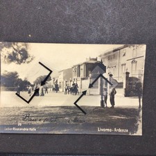 Livorno,Ardenza,calesse,villini,1916,prima Guerra,super,animata,1900,fp,vGO42