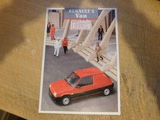 RENAULT 5 VAN Original UK