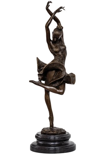 Scultura bronzo stile - in,