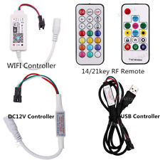 Telecomando RF USB/DC 5V-24V per luci striscia LED WS2812B WS2811 RGB